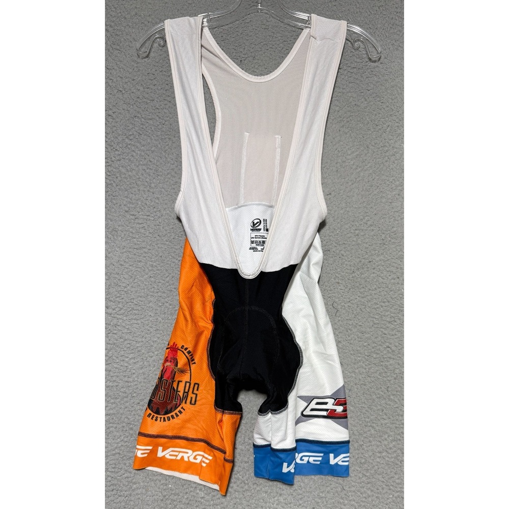 Verge Sport Primo Men's Medium Padded Bib Shorts Roosters Brewing Co - Picture 3 of 7